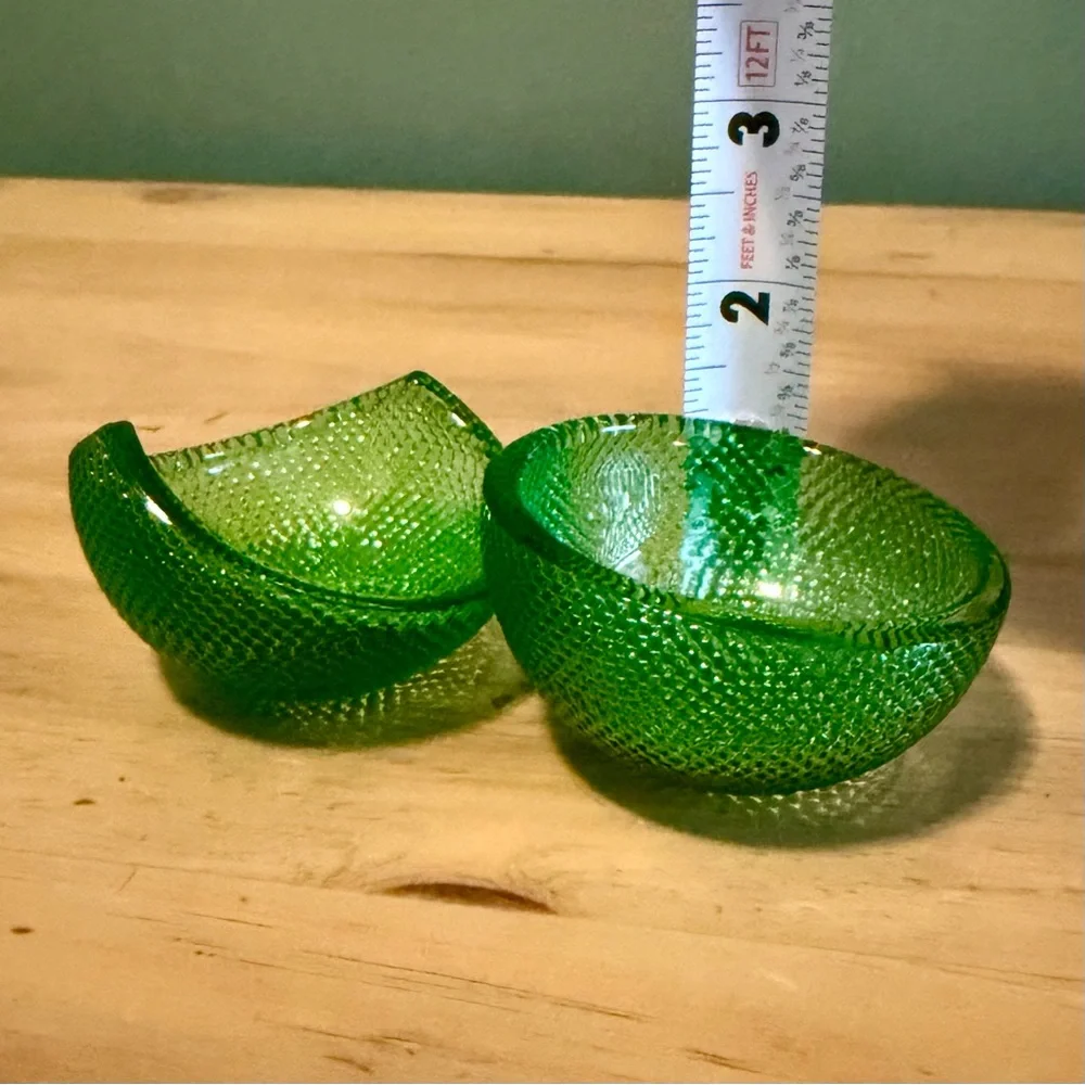 IKEA Green Textured Bowls